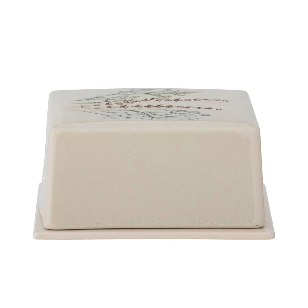 Antideslizante Bloomingville Caja de Mantequilla Bea, Naturaleza, Gres