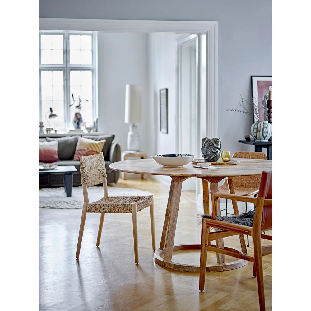 Antideslizante Bloomingville Jarrón Soumia Deco, Gris, Gres