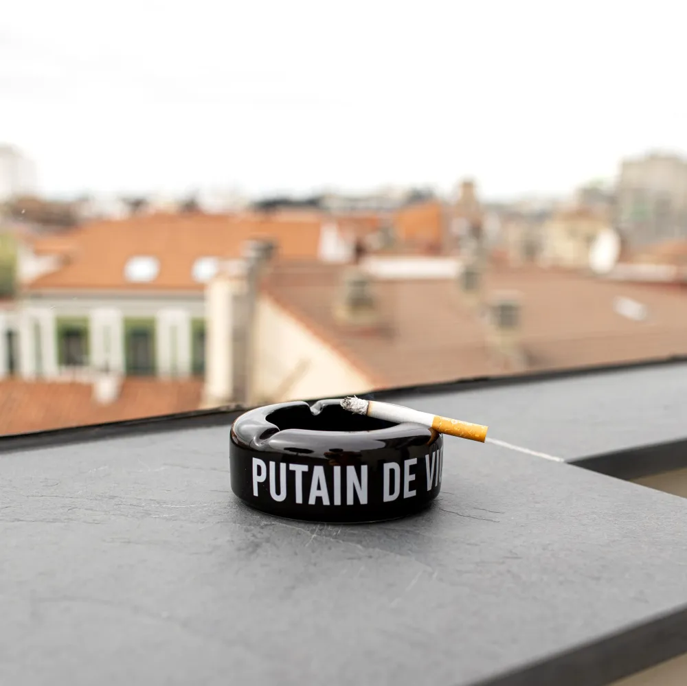 Antideslizante Cenicero "Putain de Vice" FR