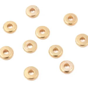 Antideslizante Separador, Beads, Enchapado 18k