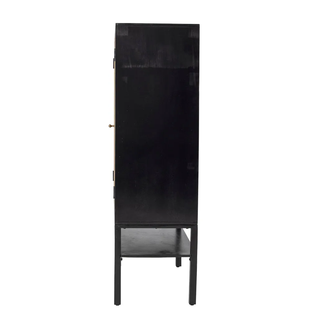 Automático con Sensor Bloomingville Lynne Kast, Negro, Mango