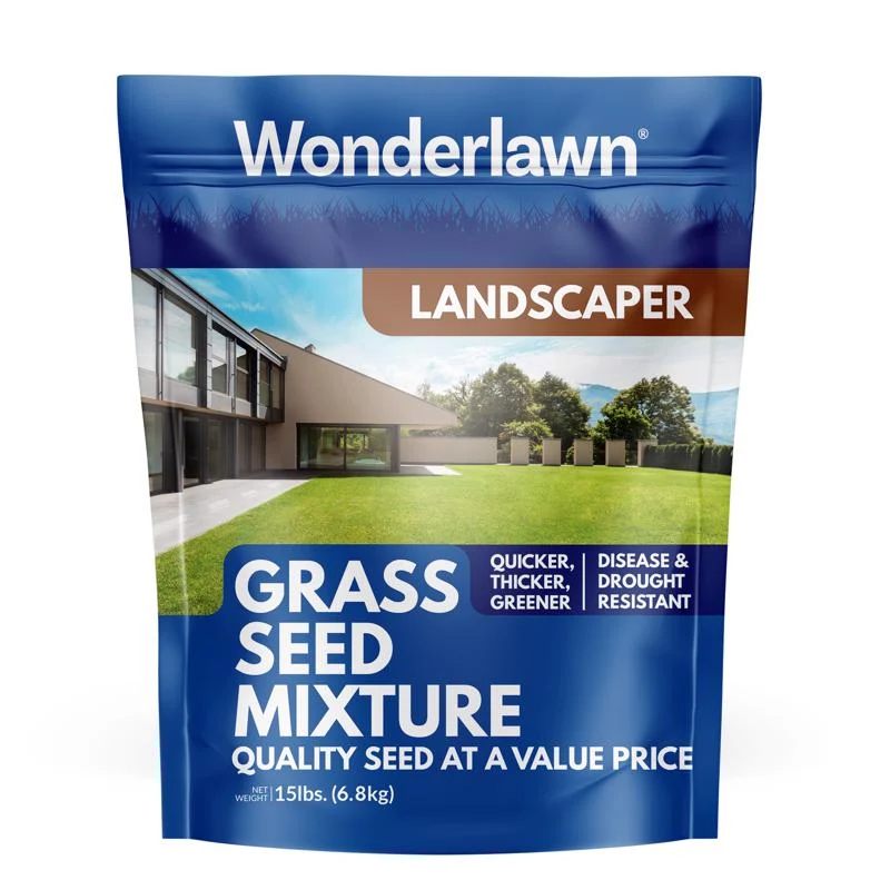 Semillas de césped mixtas para sol o sombra Wonderlawn de Barenbrug, 15 lb