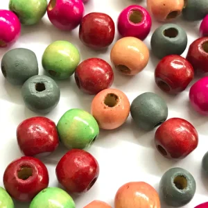 Beads en Madera, 12mm Baterí Recargable A