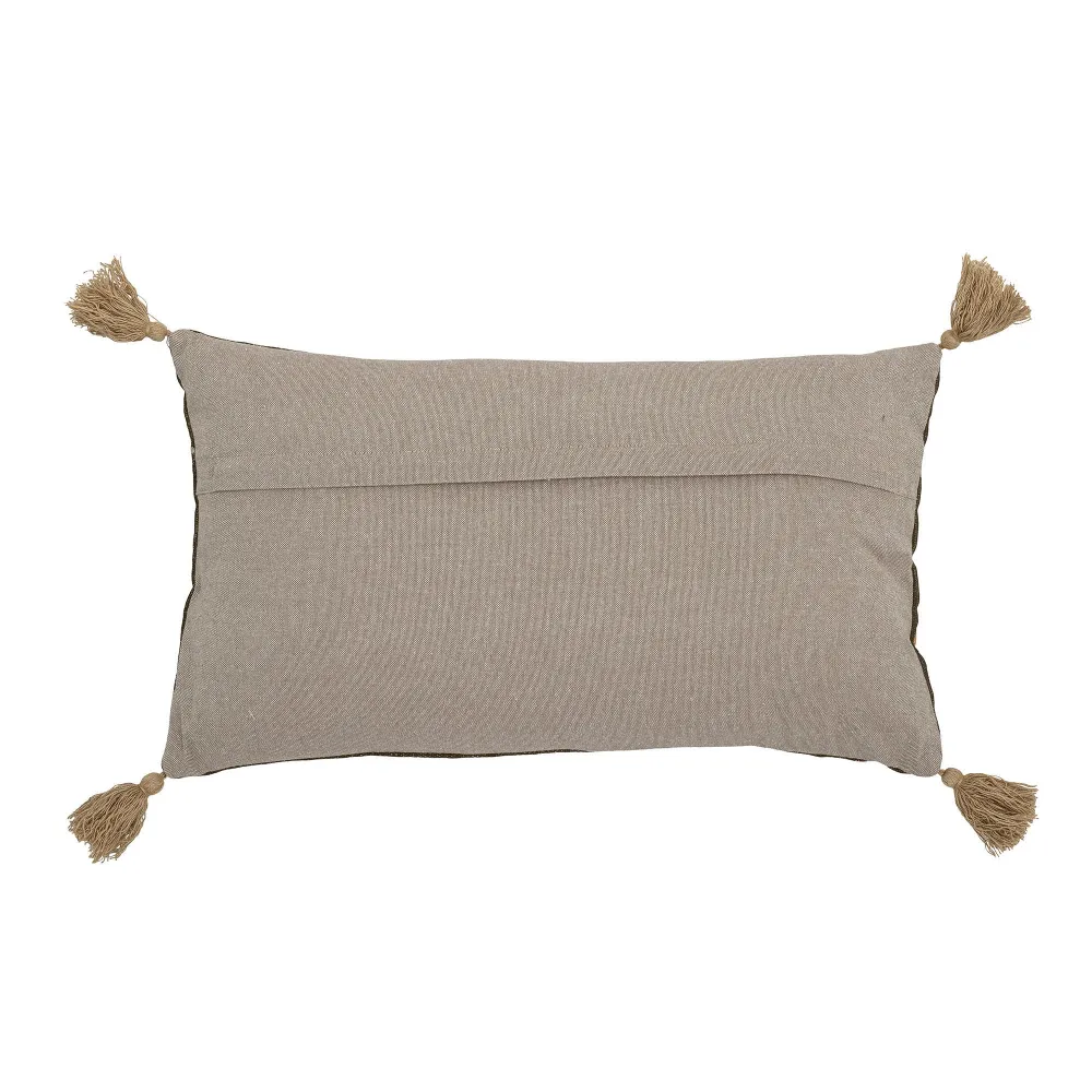 Bloomingville Almohada Nesma, marrón, algodón Baterí Recargable