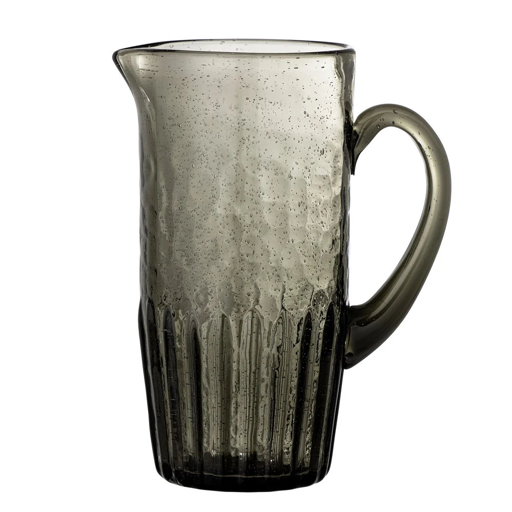 Bloomingville Anora Lata, gris, vidrio con 5 Boquillas