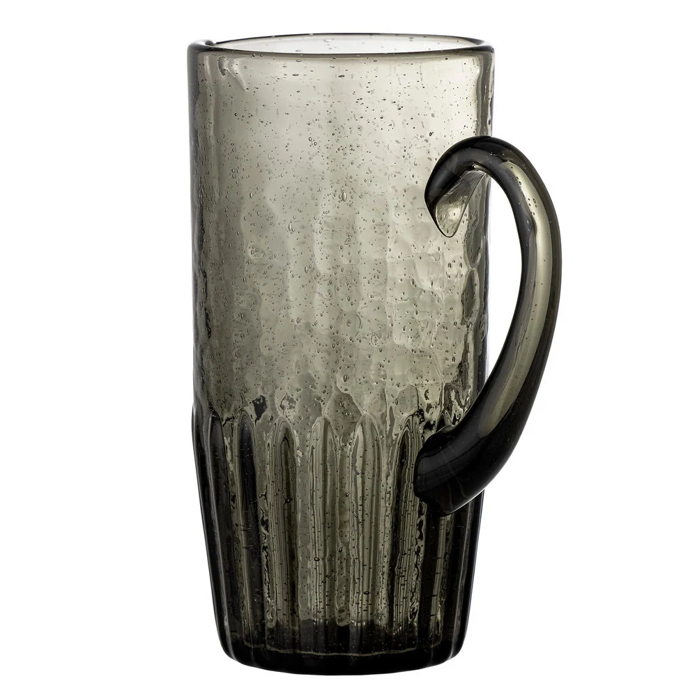 Bloomingville Anora Lata, gris, vidrio con 5 Boquillas