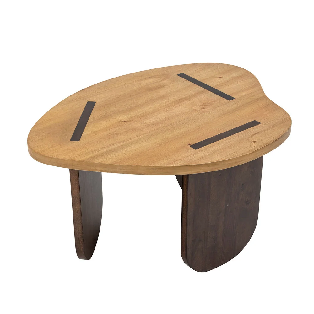 Bloomingville Cilas Mesita, Nature, Rubberwood Resistente la Intemperie