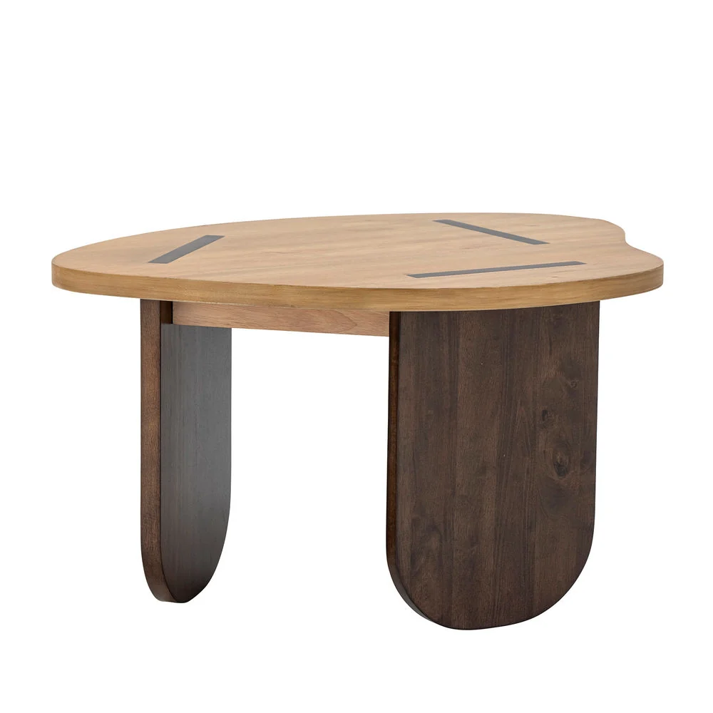 Bloomingville Cilas Mesita, Nature, Rubberwood Resistente la Intemperie