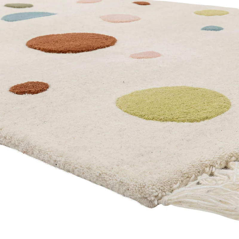 Bloomingville COMPACTO Clennie Vloerkleed, Naturel, Wol