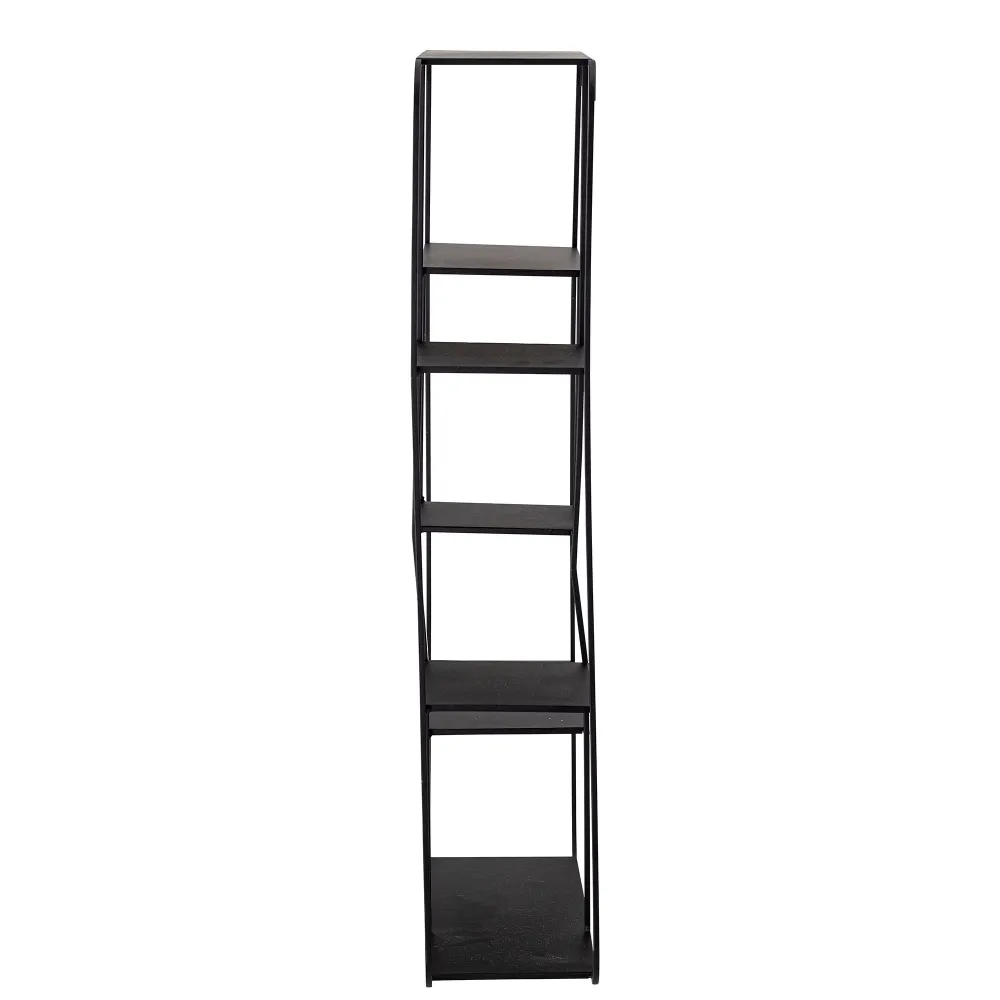 Bloomingville Ebert Plank, Negro, Metálico
