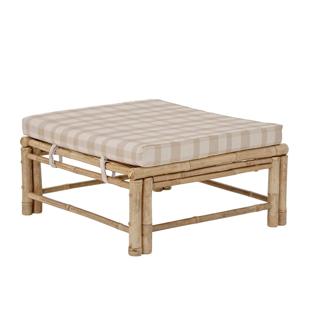 Bloomingville Korfu Módulo Puf, Naturaleza, Bambú Set de 4 Piezas