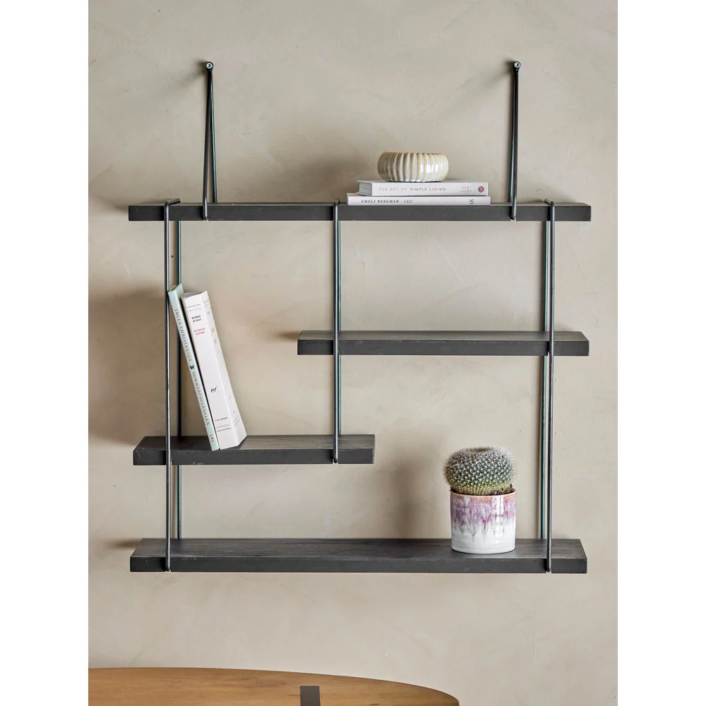 Bloomingville Lewis Plank, Negro, Abeto para Uso Exterior