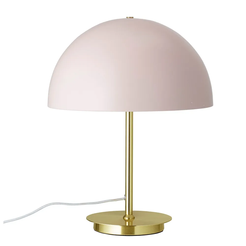 Bloomingville Lámpara de Mesa Yulanda, Rosa, Acero