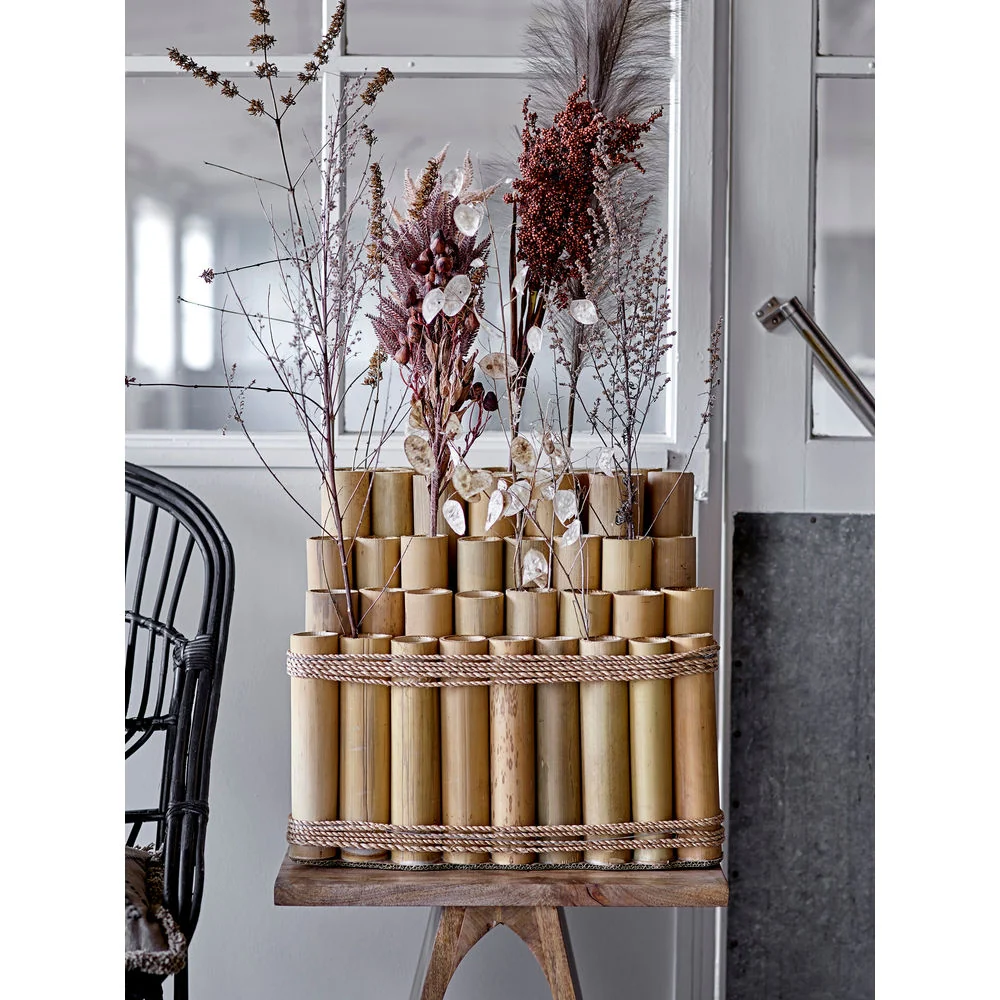 Bloomingville Nilli Deco Flor, Naturaleza, Poliéster Baterí Recargable