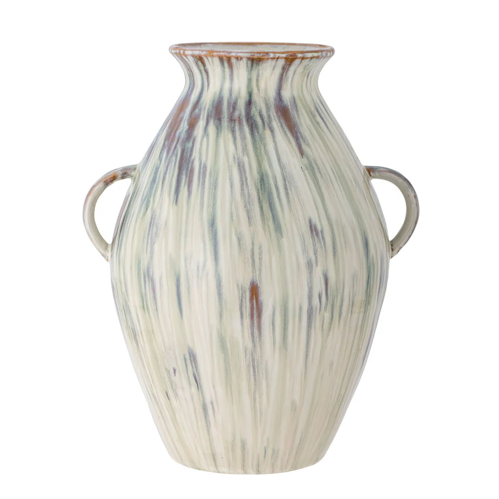 Bloomingville Sanella Vaas, Verde, Gres de 2 x 3 Metros
