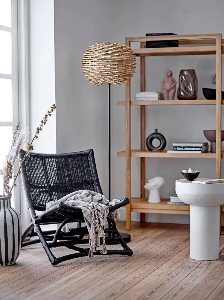 Bloomingville Schilla Deco Vaas, Blanco, Terracota para Áreas Sombreadas