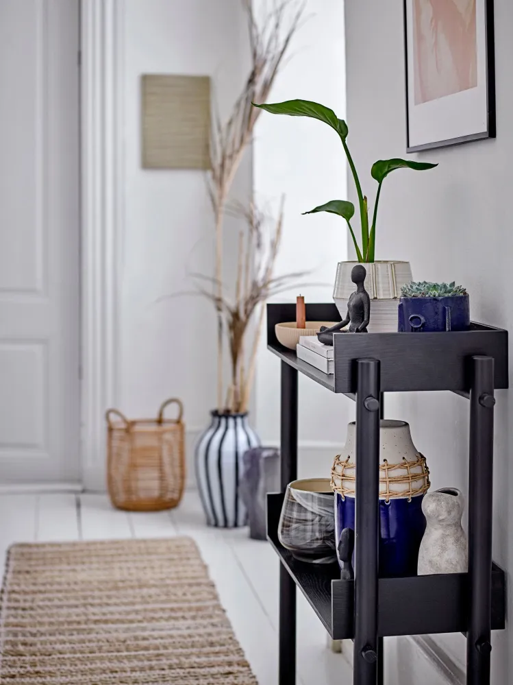 Bloomingville Schilla Deco Vaas, Blanco, Terracota para Áreas Sombreadas
