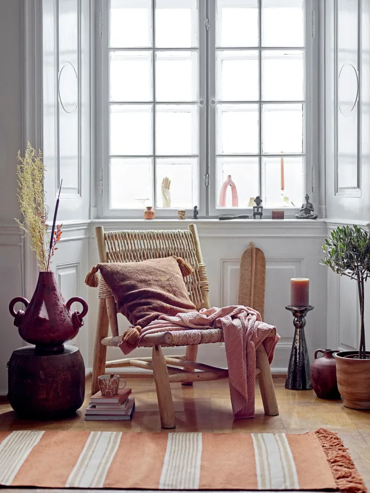 Bloomingville Tarun Deco, Marrón, Gres - Ahorro de Energí