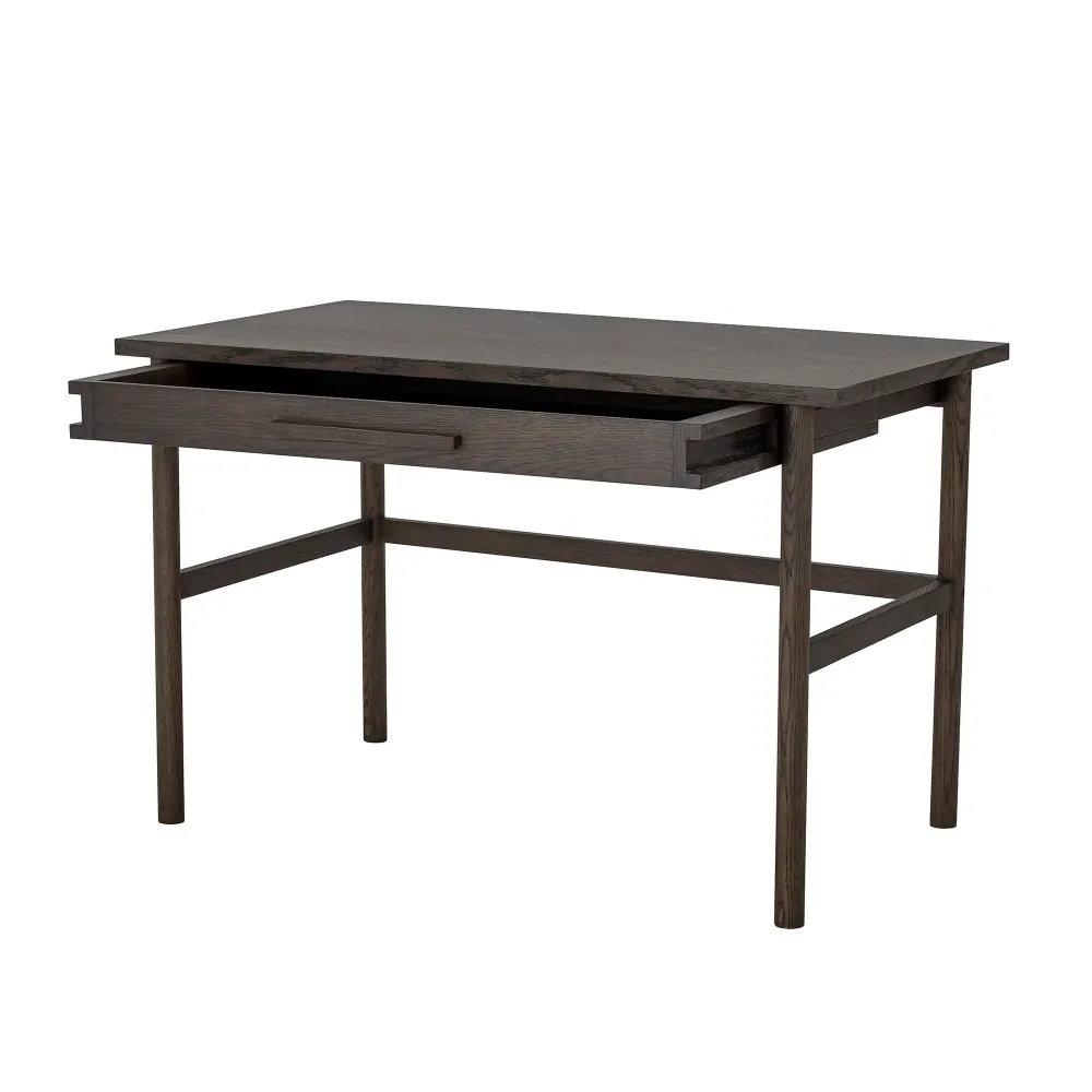 Bloomingville Wells Bureau, marrón, chapa de roble para Áreas Sombreadas