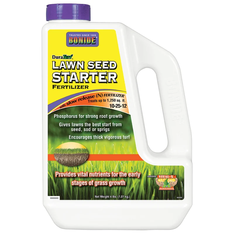 Bonide 60450 4 Lb Seed Starter con fertilizante para césped
