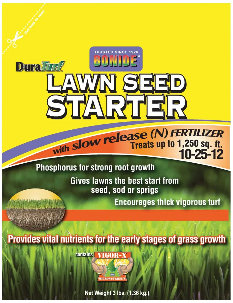 Bonide 60450 4 Lb Seed Starter con fertilizante para césped