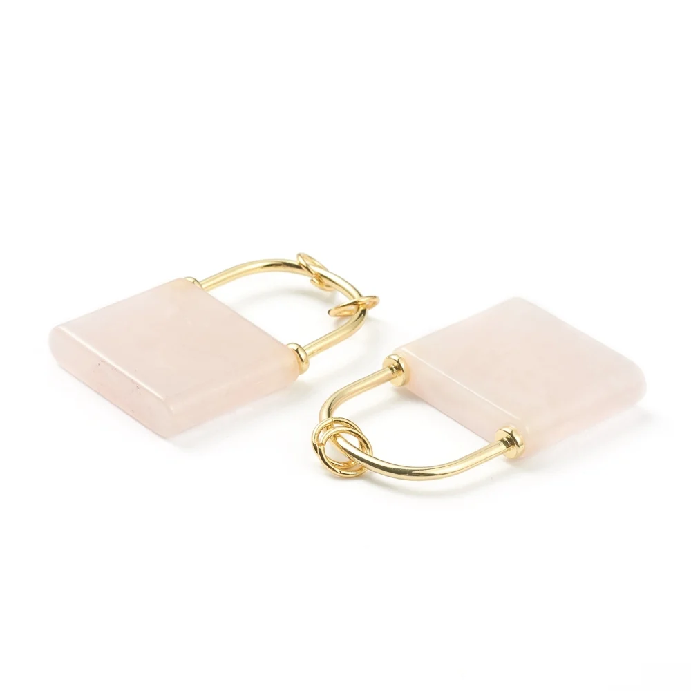 Candado, Piedra, Enchapado, Charm para Patio Trasero