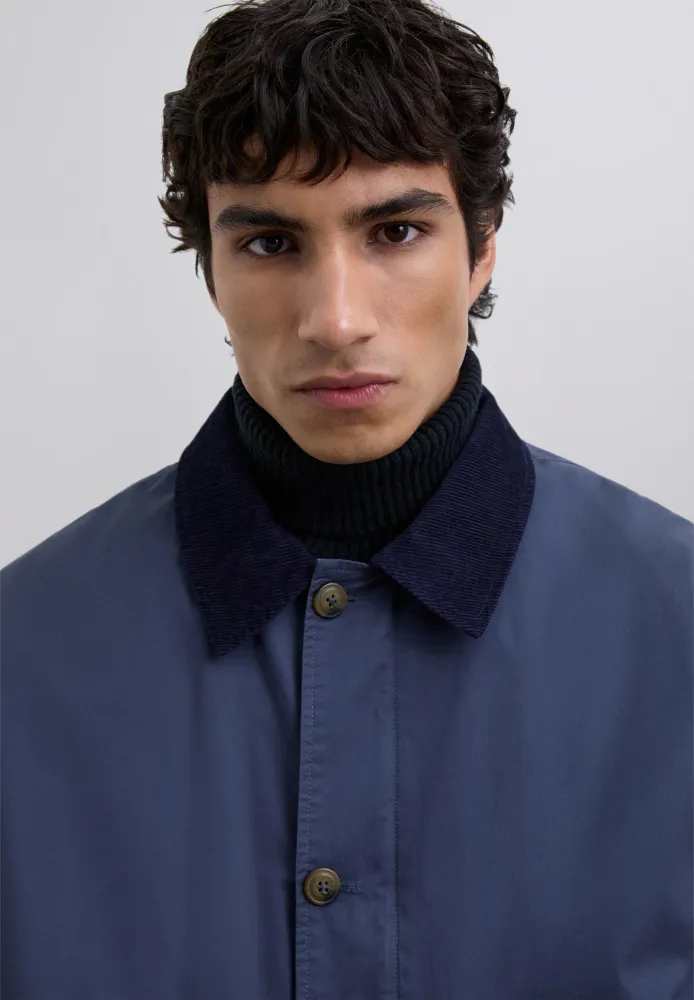 CHAQUETA CUELLO PANA Fácil Montaje Navy