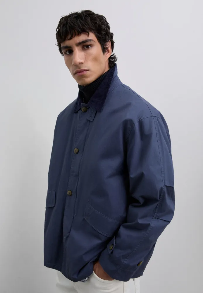CHAQUETA CUELLO PANA Fácil Montaje Navy