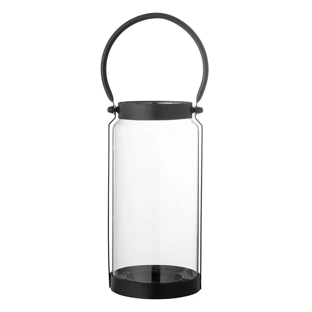 Cobertizo de Almacenamiento Bloomingville Danila Votive, Negro, Vidrio