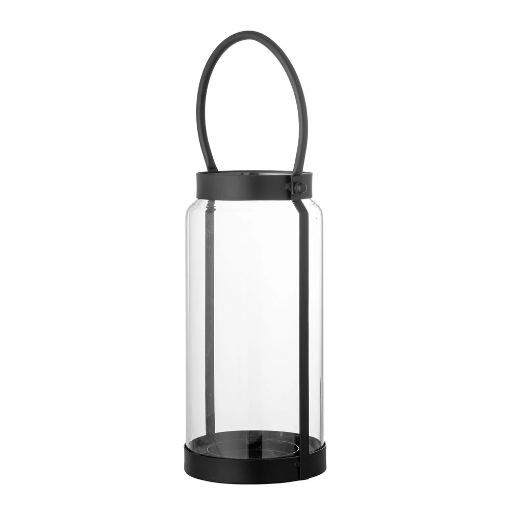 Cobertizo de Almacenamiento Bloomingville Danila Votive, Negro, Vidrio