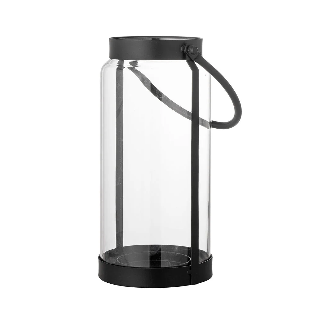 Cobertizo de Almacenamiento Bloomingville Danila Votive, Negro, Vidrio