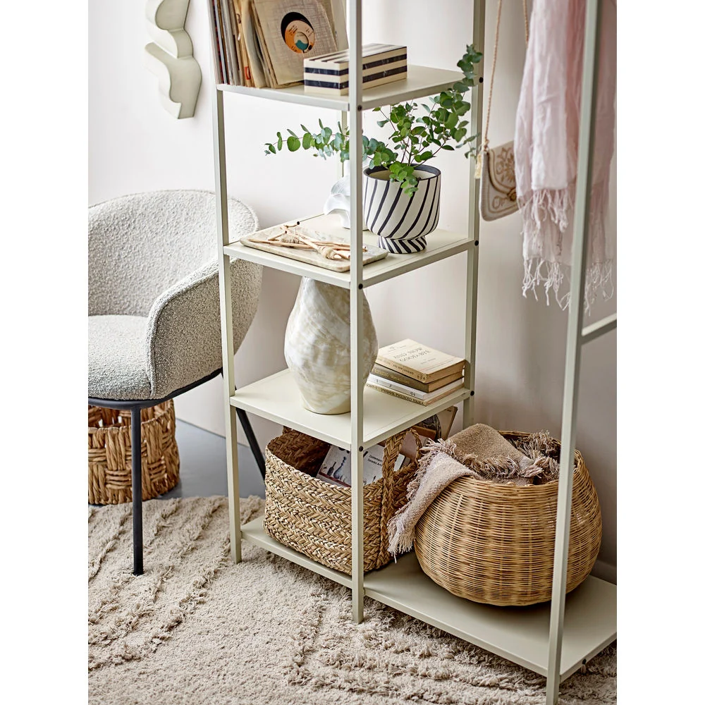 Cobertizo de Almacenamiento Bloomingville Obsa florero, Naturaleza, Gres