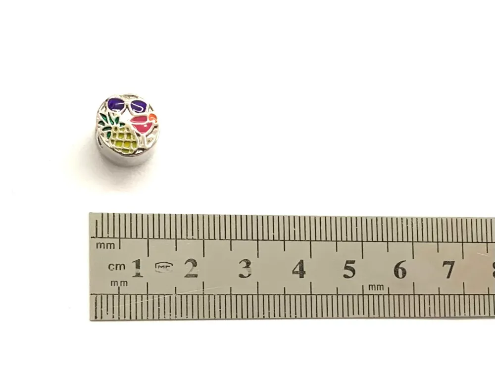 Cobertizo de Almacenamiento Gafas, Piñ, Verano, Bead, Enamel