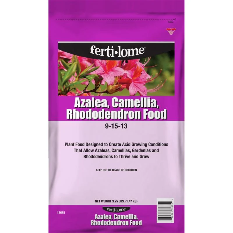 Ferti-lome Azaleas/Camellias/Gardenias 9-15-13 Fertilizante para plantas 3.25 lb