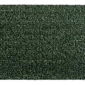 Alfombrilla para puerta de césped artificial verde GrassWorx Clean Machine de 18 de ancho y 24 de largo
