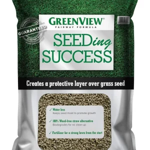 Protector de semillas de césped GreenView Biodegrade Seeding Success, 38 lb, 760 pies cuadrados de área de cobertura