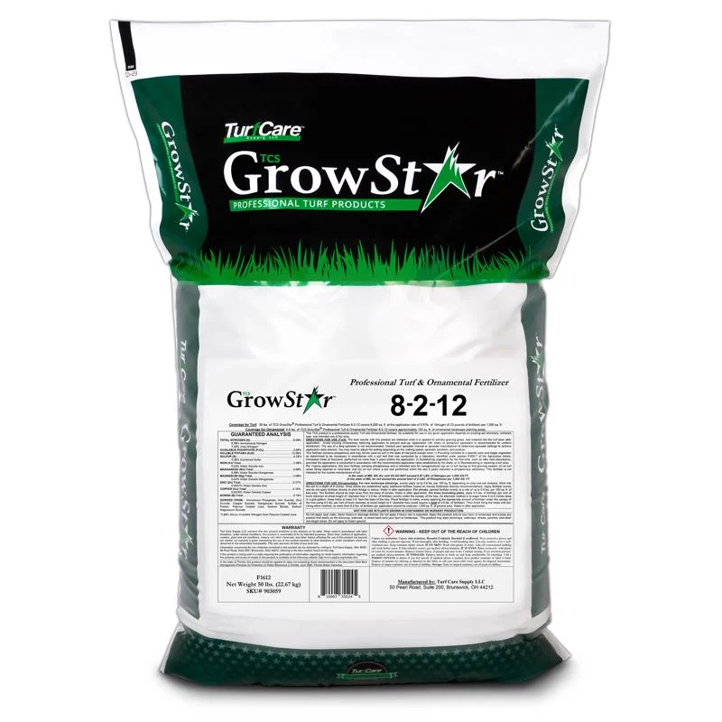 Fertilizante multiusos para césped GrowStar Turf Care, para todo tipo de césped, 6250 pies cuadrados