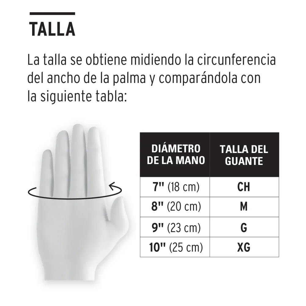 GUANTES PARA JARDIN, TALLA VASTO con Sensor de Movimiento