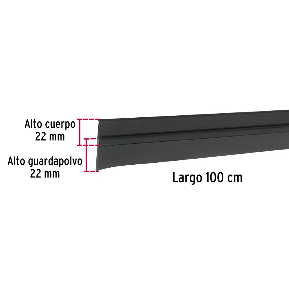 Guardapolvo, 100 cm, negro con Certificación IP65