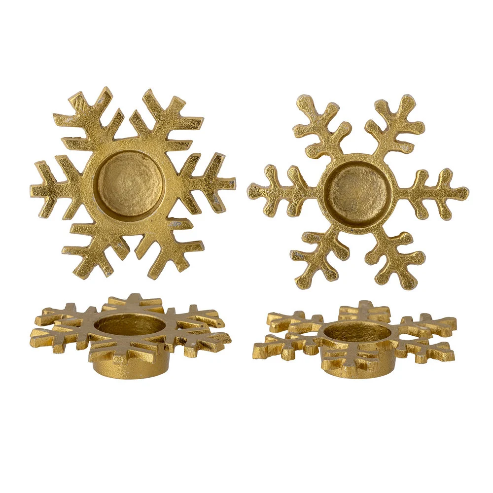 Heavy Duty para Exteriores Bloomingville Lisetta Votive, Oro, Aluminio