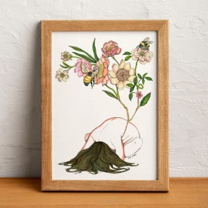 Herramienta de Jardinerí Abejas y flores