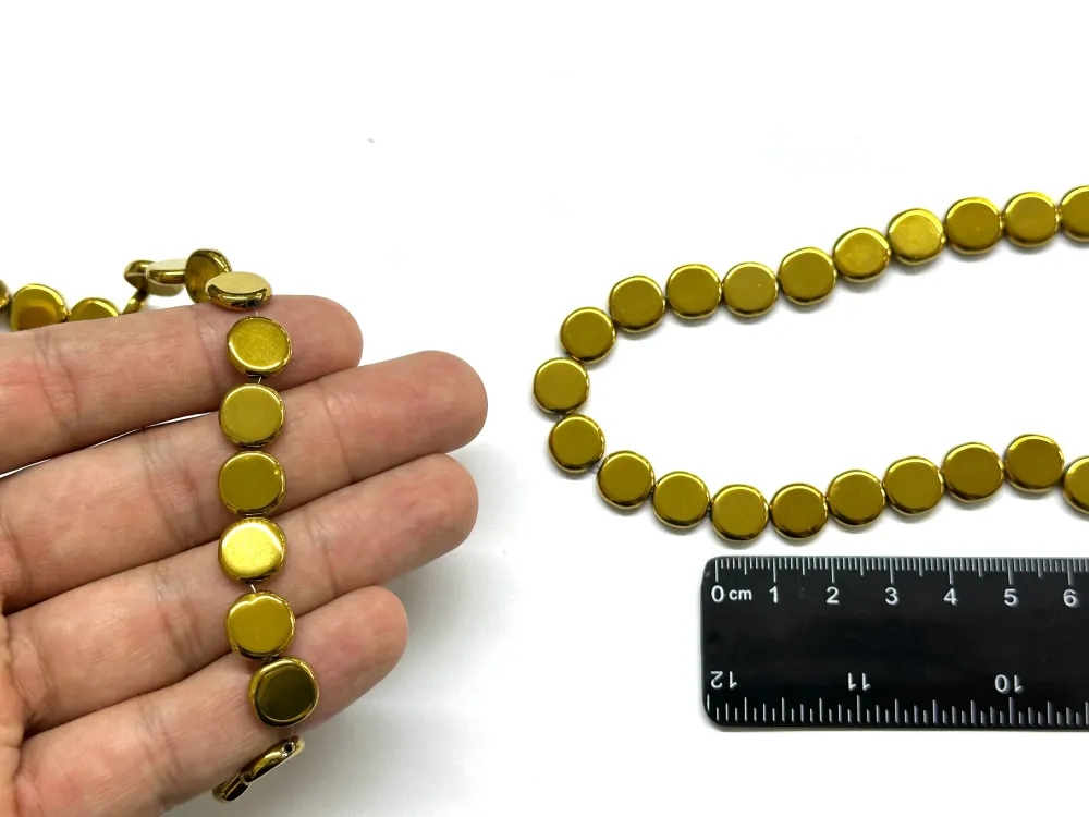 Herramienta de Jardinerí Redondo, Hematite, 10mm, Beads