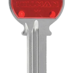 Llave tradicional Hillman ColorPlus para casa u oficina, en blanco, individual (paquete de 5).