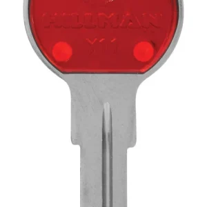 Llave tradicional Hillman ColorPlus para casa u oficina, en blanco, individual (paquete de 5).