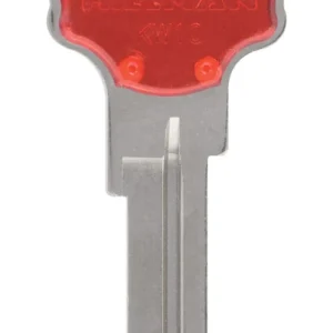 Llave tradicional Hillman ColorPlus para casa u oficina, en blanco, individual (paquete de 5).