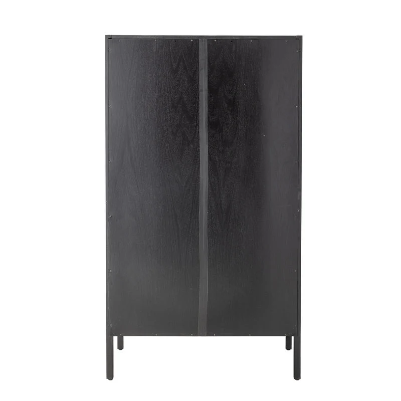 Iluminación Solar Bloomingville Marikka kast, negro, madera
