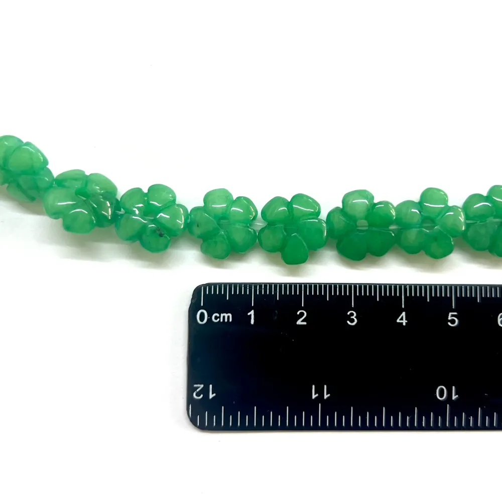Iluminación Solar Flor, Malaysia Jade, Piedra, Beads
