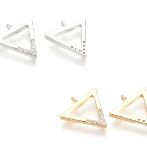 Iluminación Solar Triangulo, Enchapado Oro