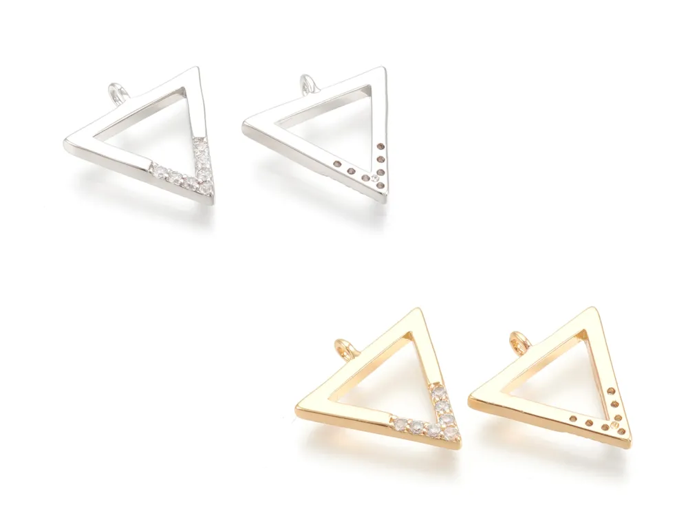 Iluminación Solar Triangulo, Enchapado Oro