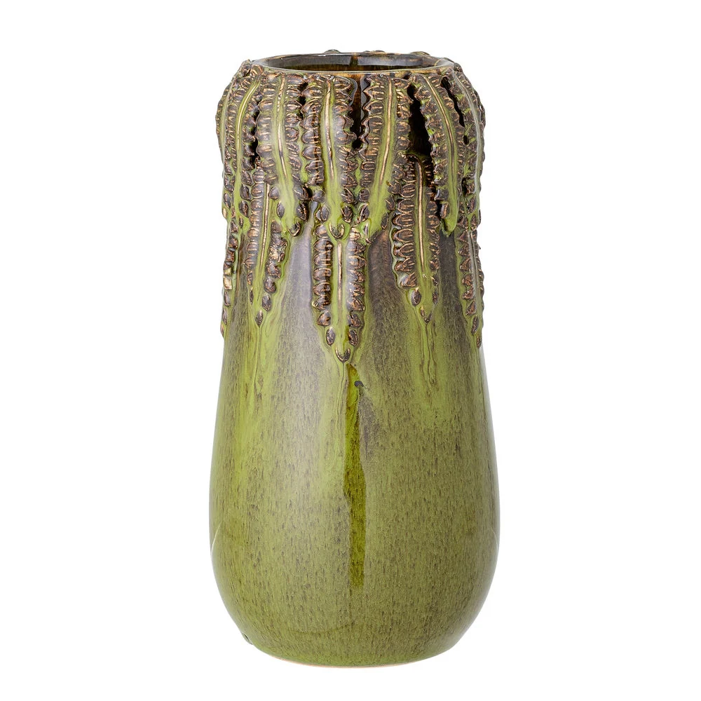Jarrón Creative Collection Eloi, Verde, Gres Set de 4 Piezas